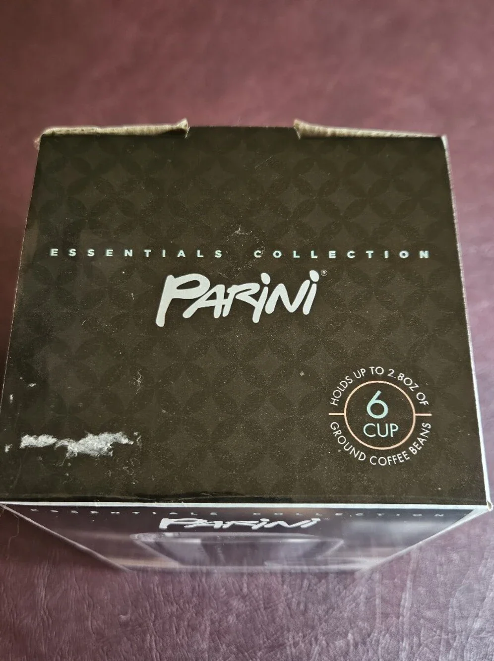 Parini Black Electric Coffee Bean Grinder